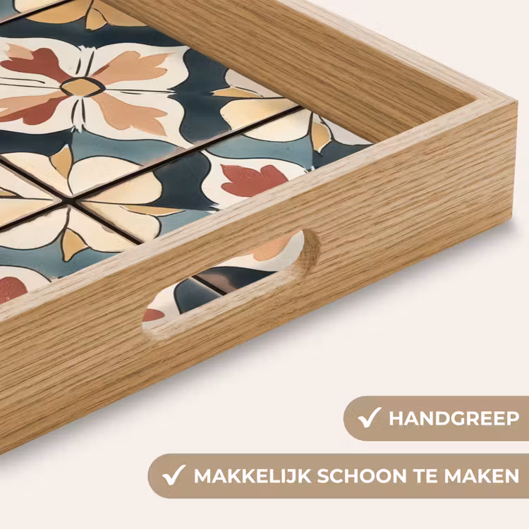 Dienblad - Decoratie - Tegels - Spaans - Vintage — 5