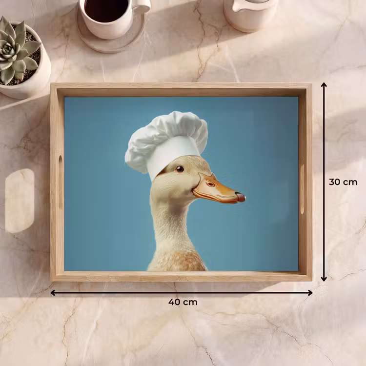 Dienblad - Eend - Koksmuts - Cute - Vogel — 9