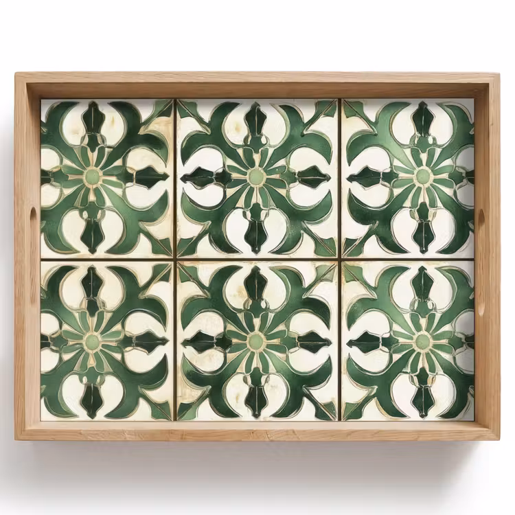 Dienblad - Interieur - Keramiek - Decoratie - Spaans — 1