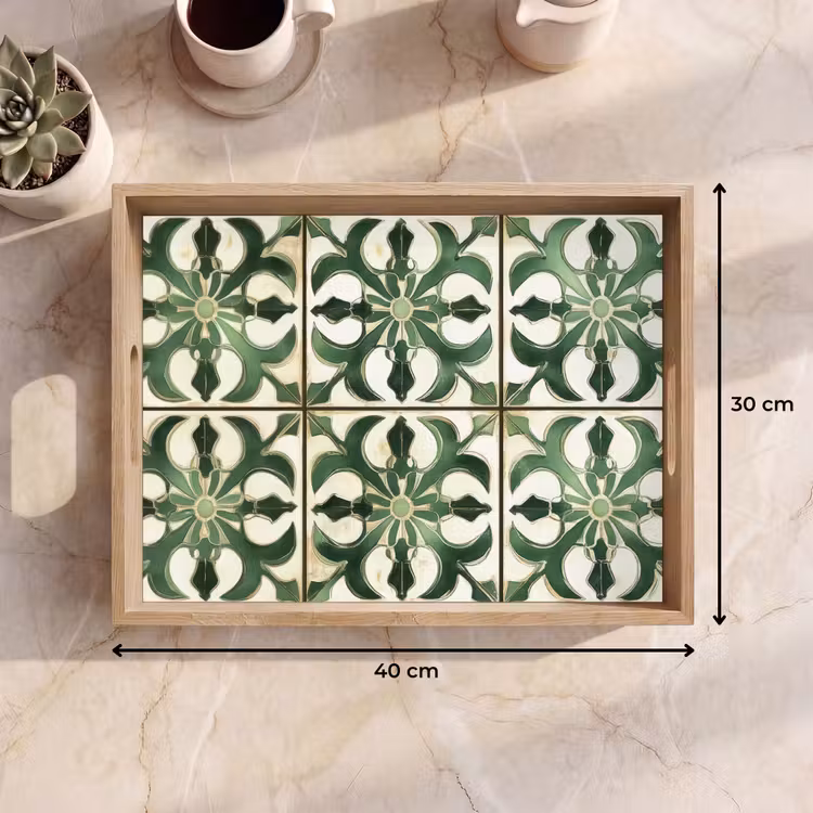 Dienblad - Interieur - Keramiek - Decoratie - Spaans — 9