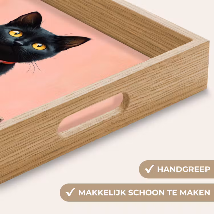 Dienblad - Kat - Pompoen - Roze — 5