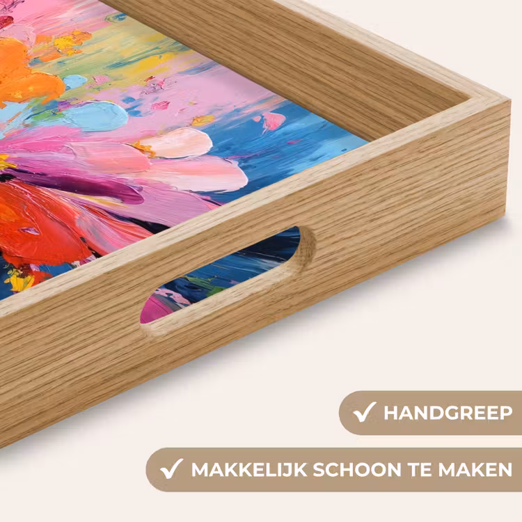 Dienblad - Kleuruitbarsting - Expressieve sfeer - Bloem — 5