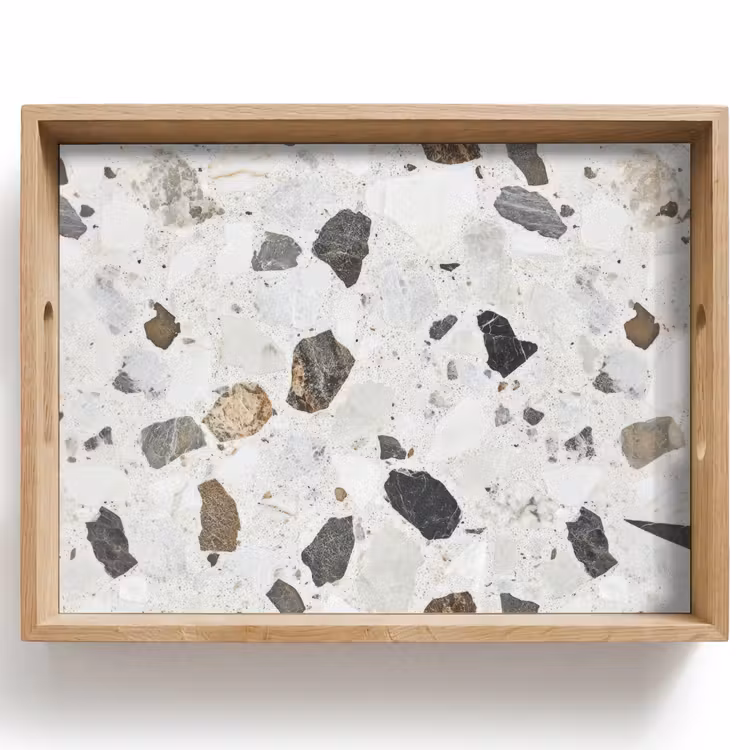 Dienblad - Marmer - Terrazzo - Decoratie - Interieur — 1
