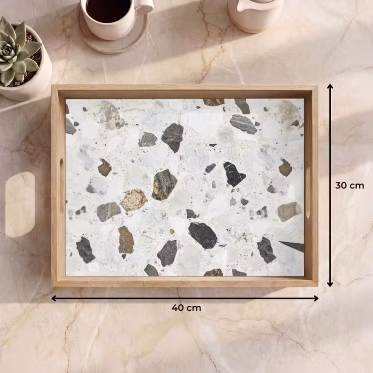Dienblad - Marmer - Terrazzo - Decoratie - Interieur — 9