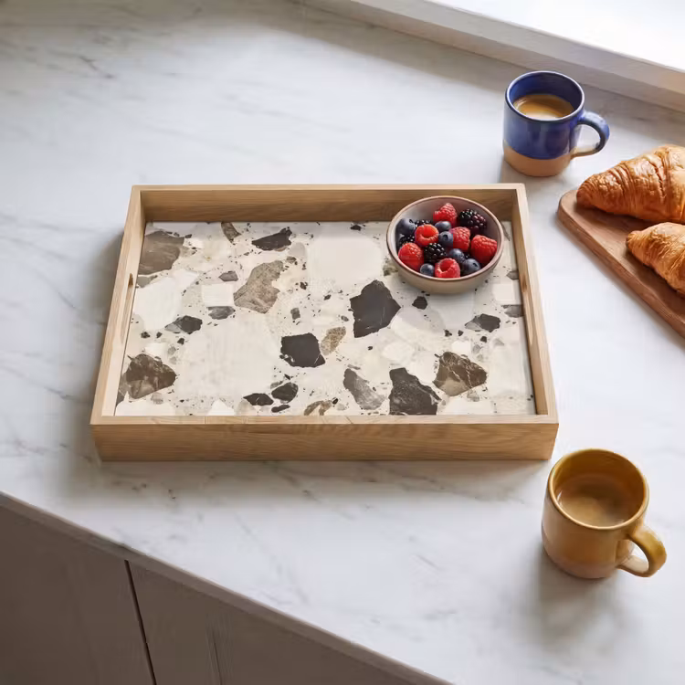 Dienblad - Neutral - Stenen - Decoratie - Terrazzo — 4