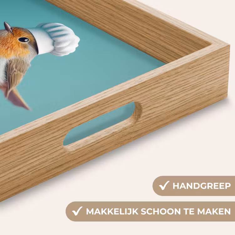 Dienblad - Roodborstje - Vogel - Koksmuts - Sokkel — 5