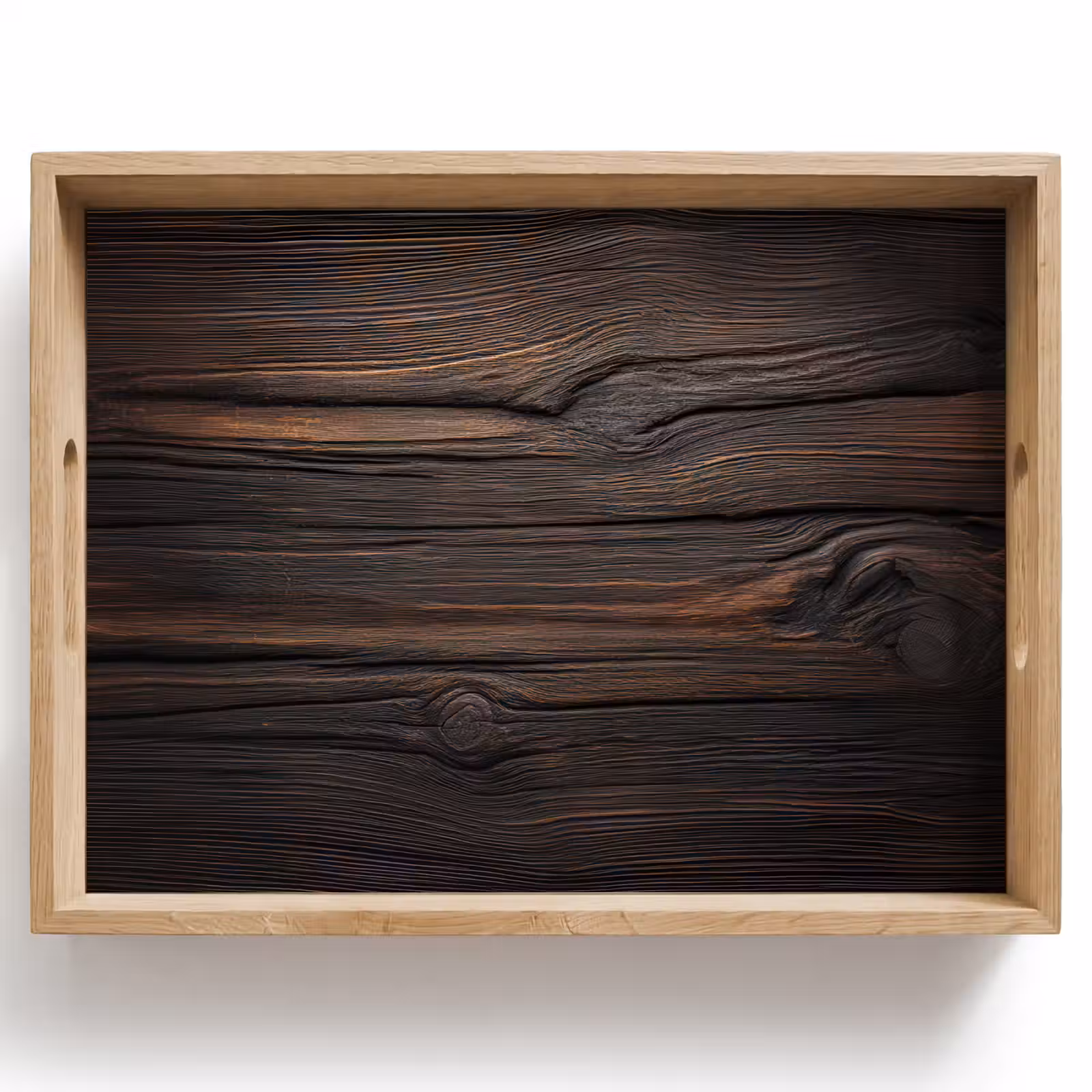 Dienblad - Hout - Grillige nerven — 1