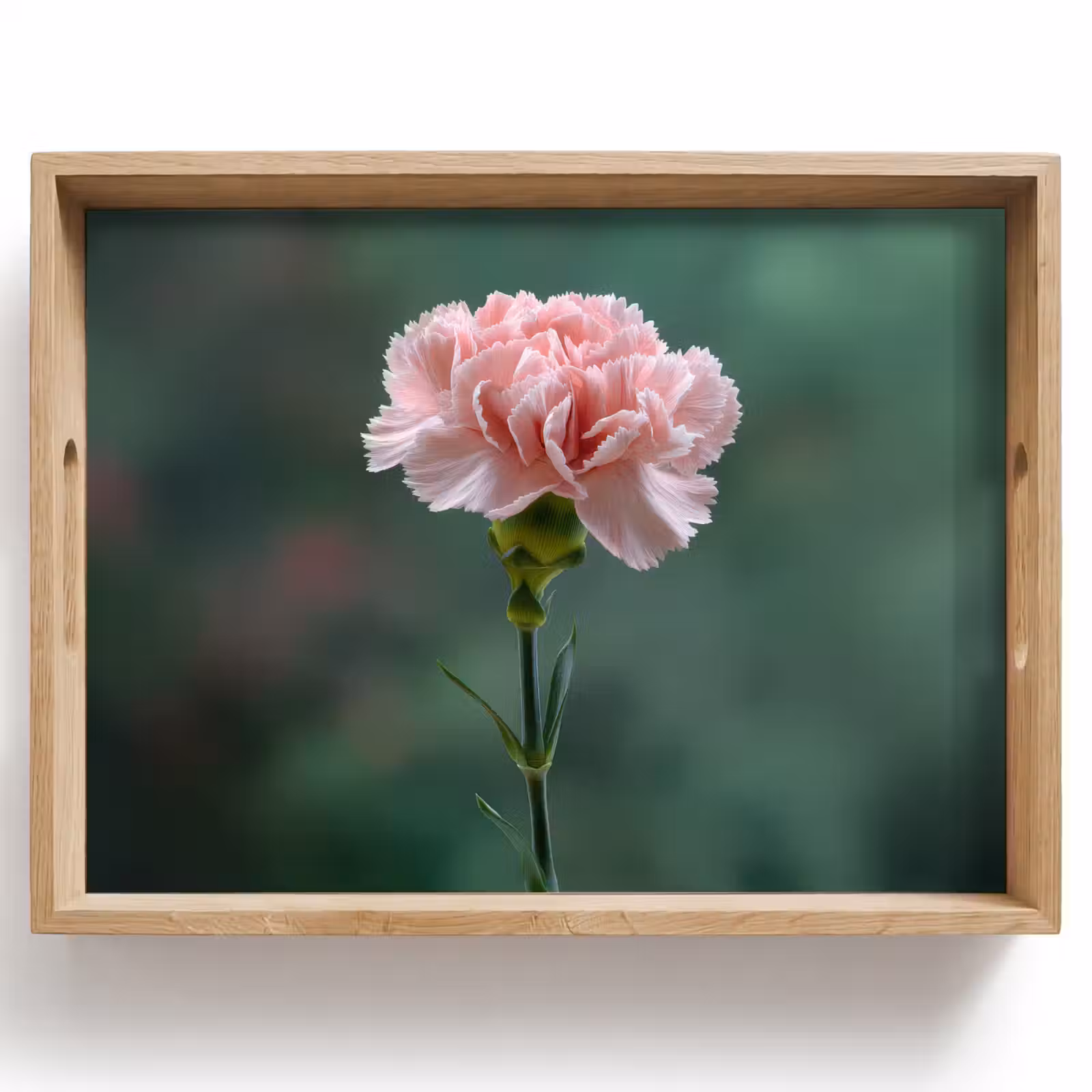 Dienblad - Anjer - Roze - Bloemblaadjes — 1