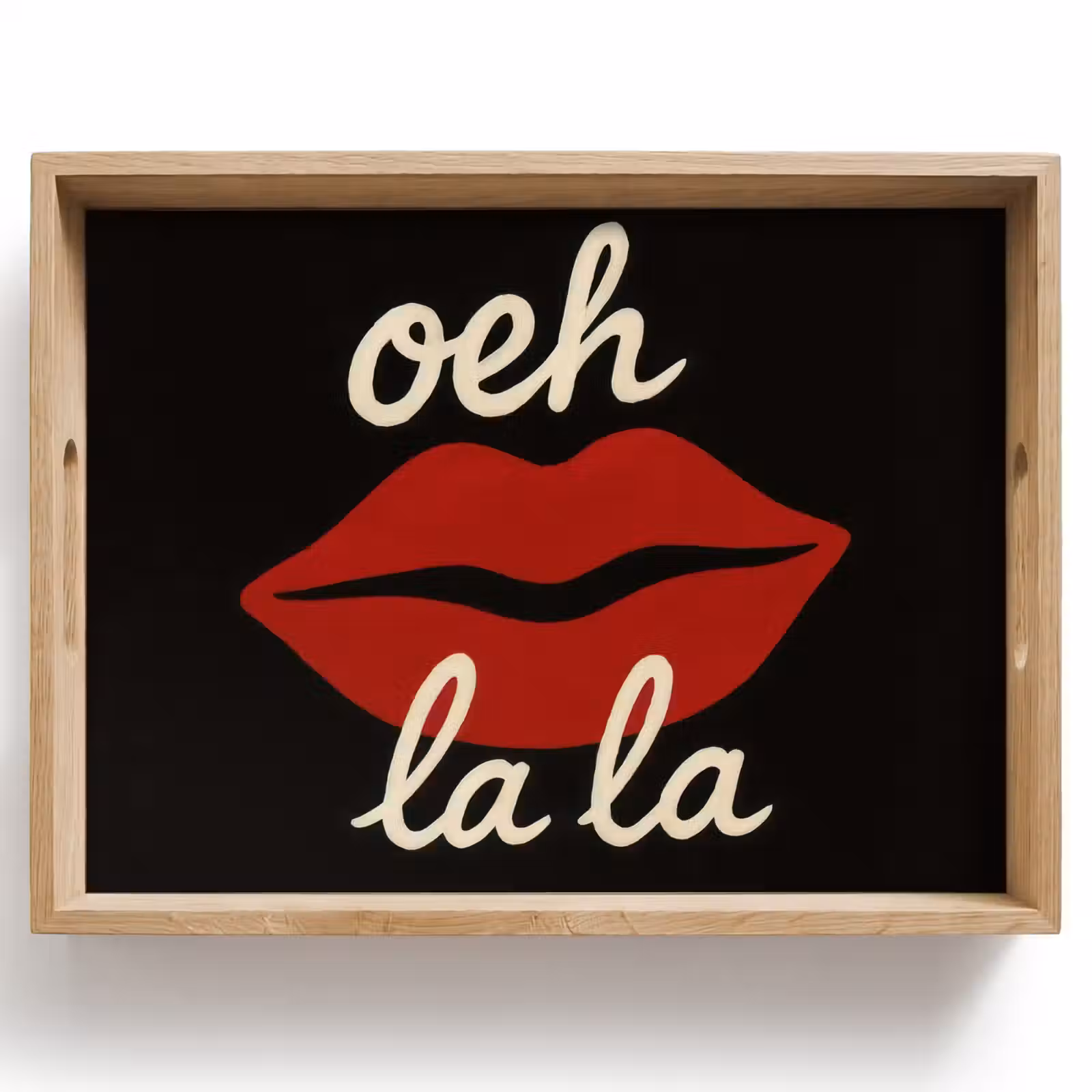 Dienblad - Lip - Rood - Quote — 1