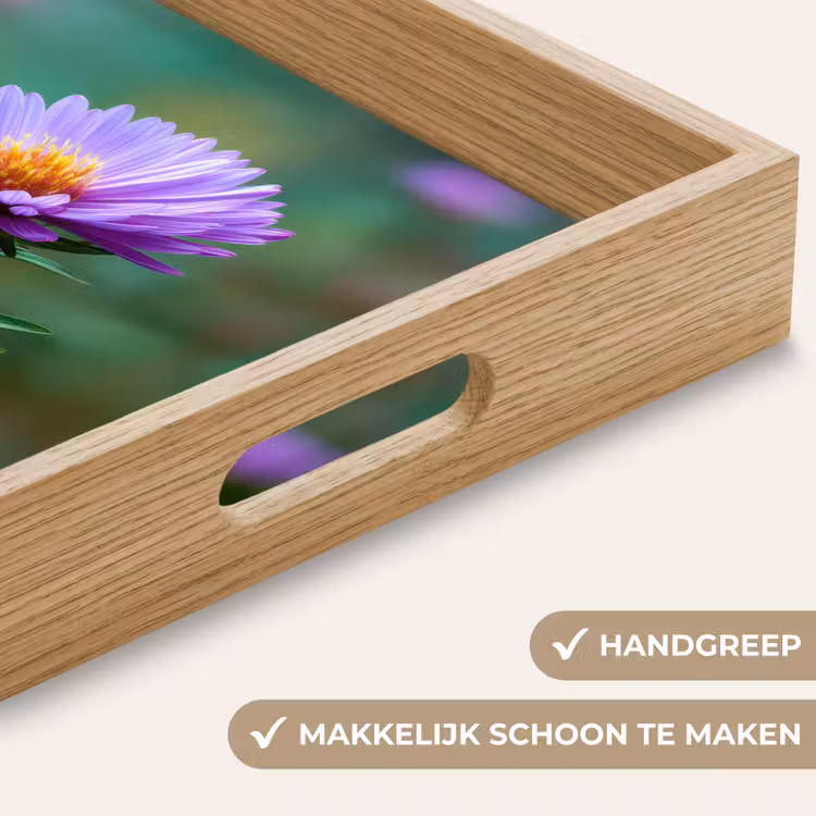 Dienblad - Aster - Paars - Bloem - Blaadjes — 5
