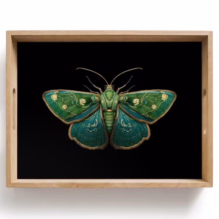 Dienblad - Mot - Levendig - Groen — 1