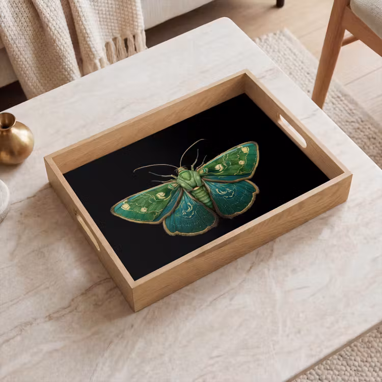 Dienblad - Mot - Levendig - Groen — 2