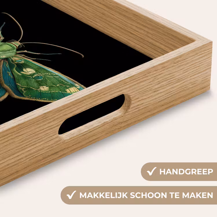 Dienblad - Mot - Levendig - Groen — 5