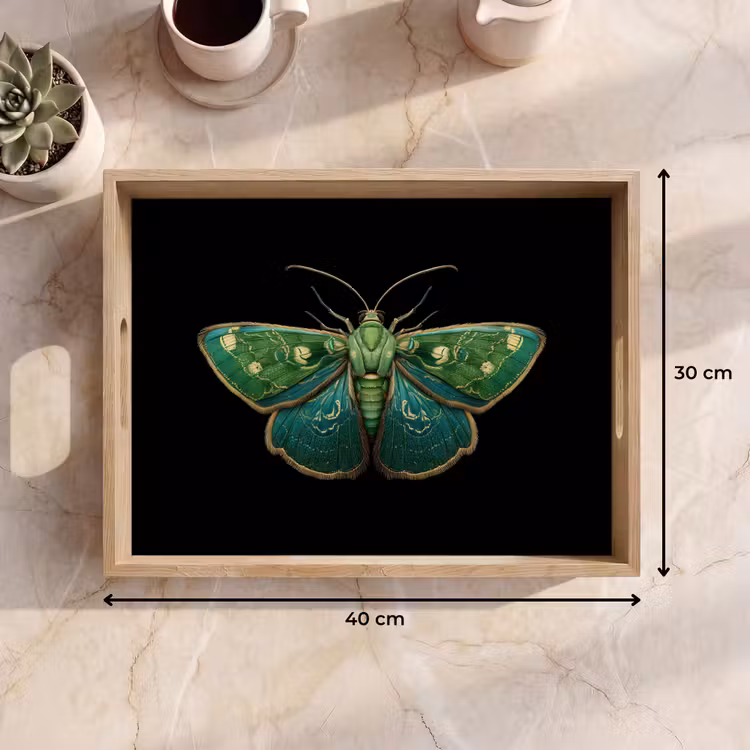 Dienblad - Mot - Levendig - Groen — 9