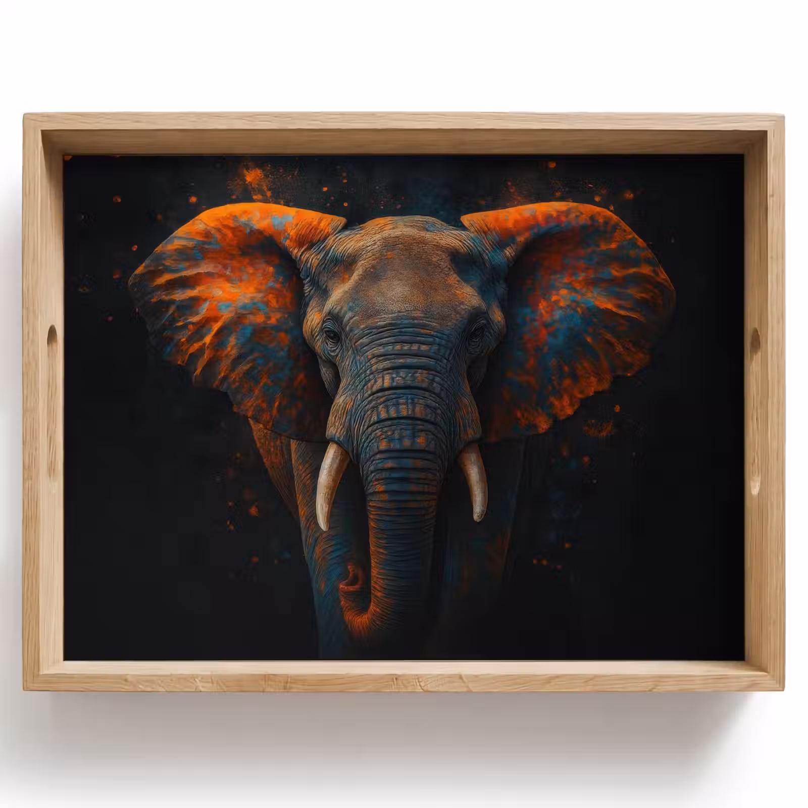 Dienblad - Olifant - Oranje - Oren — 1
