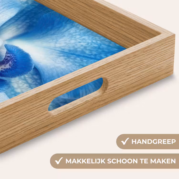 Dienblad - Blauw - Orchidee - Elegeant — 5