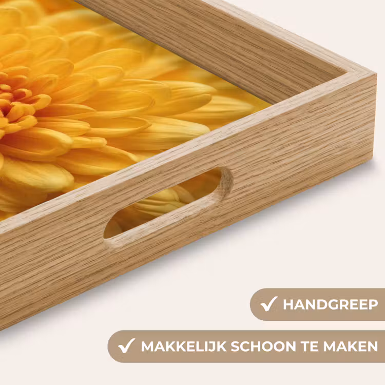 Dienblad - Geel - Chrysant - Zachtheid — 5
