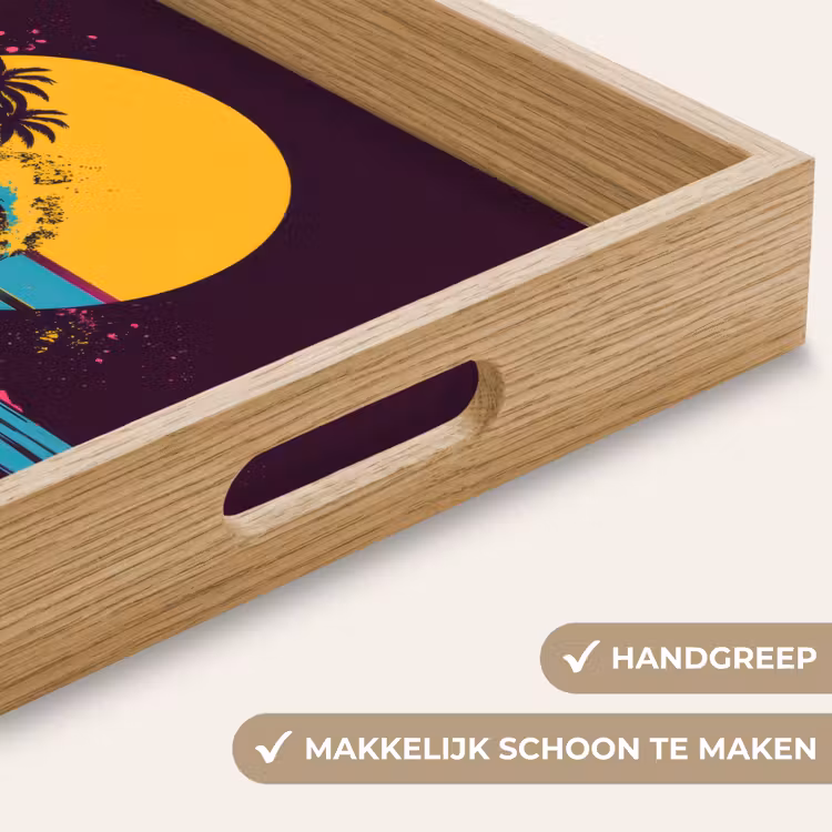 Dienblad - Golf - Kleurrijk - Zon - Palmbomen — 5