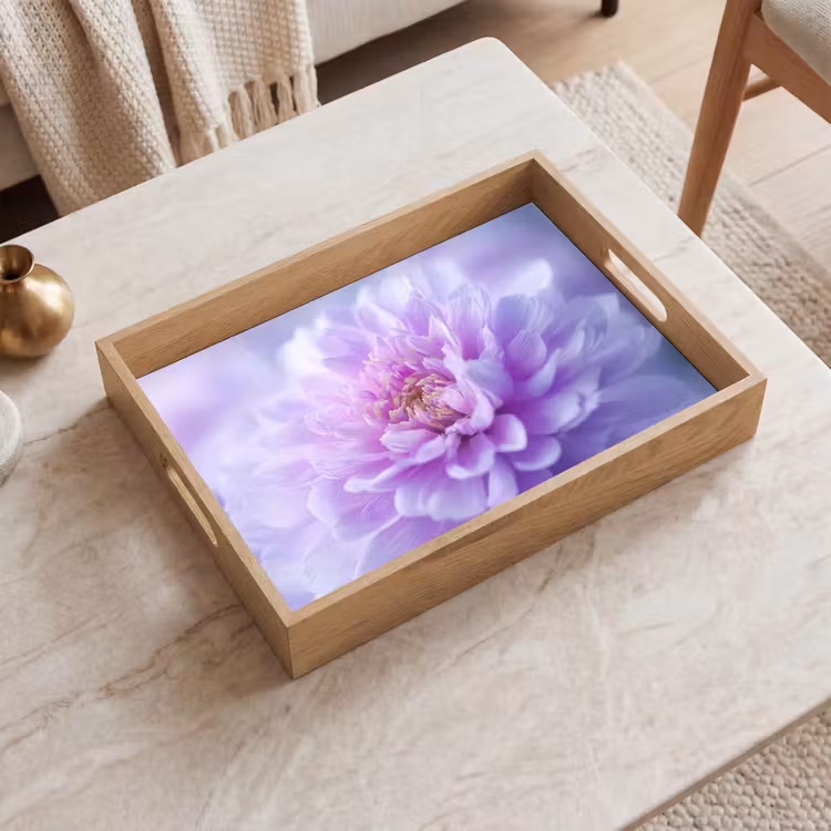 Dienblad - Paars - Dahlia - Dromerig — 2