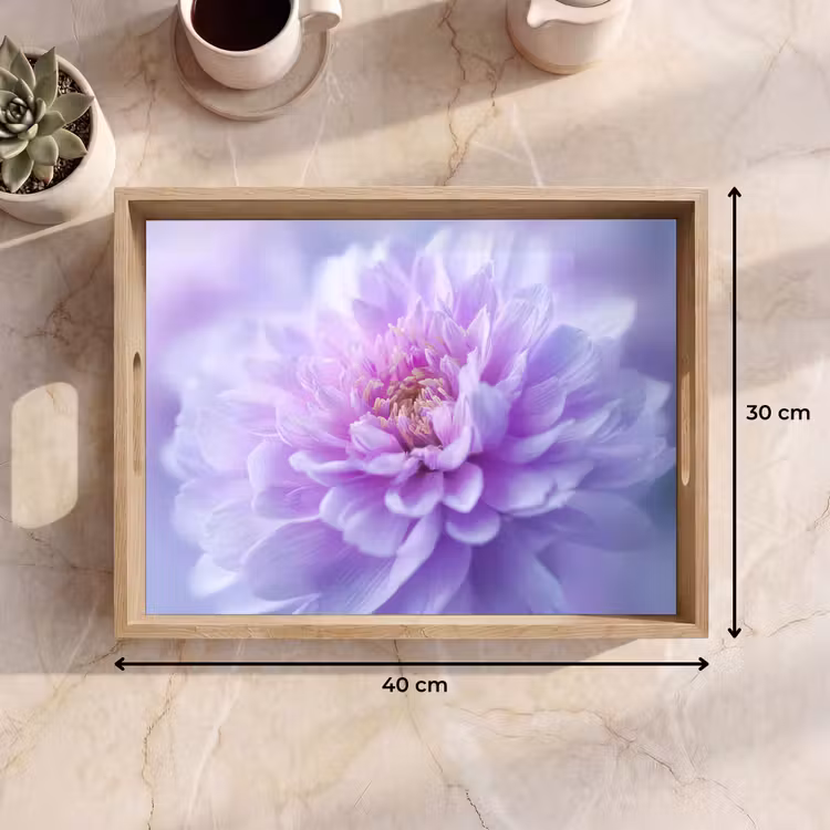 Dienblad - Paars - Dahlia - Dromerig — 9