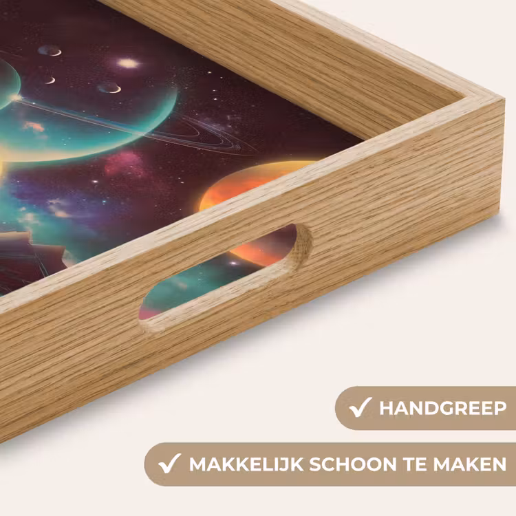 Dienblad - Planeten - Neon - Berglandschap - Zon — 5