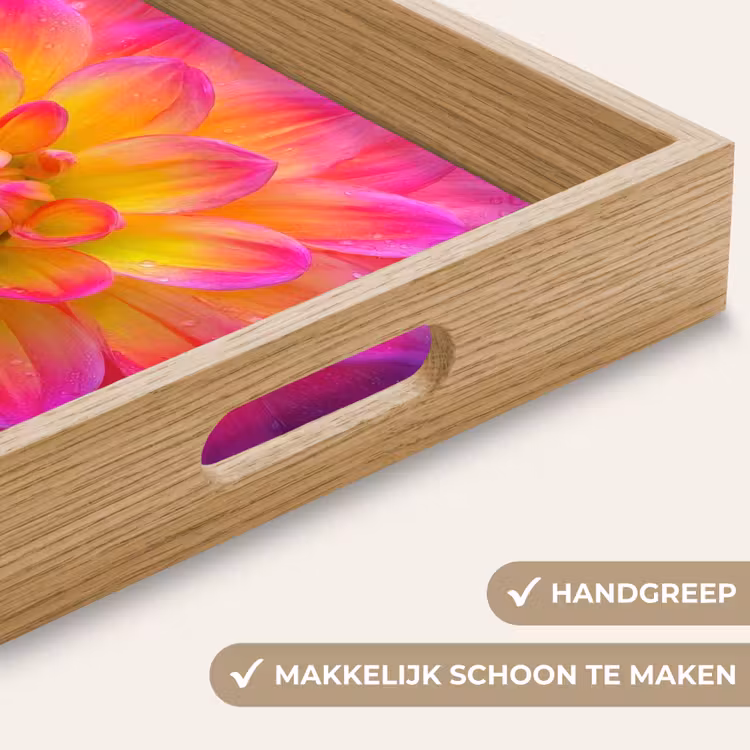 Dienblad - Roze - Dahlia - Kleurrijk — 5