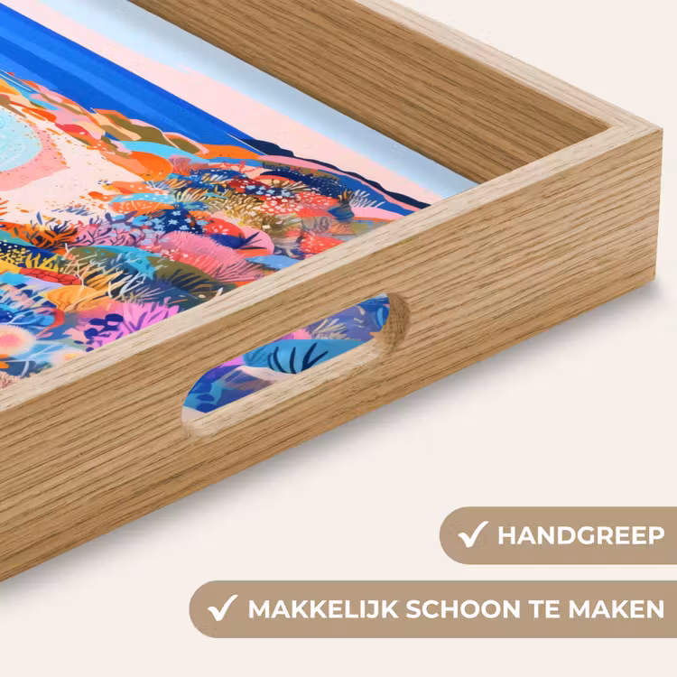 Dienblad - Bloemenweide - Zee - Zomers — 5