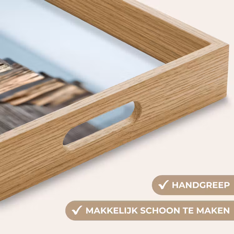 Dienblad - Houten steiger - Helderblauwe lucht — 5