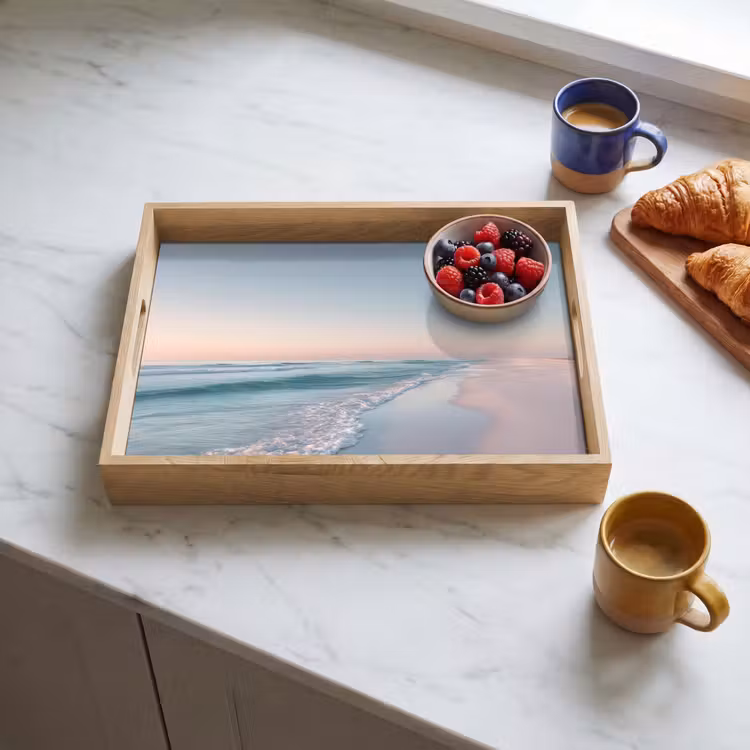 Dienblad - Kustlijn - Pastel - water — 4