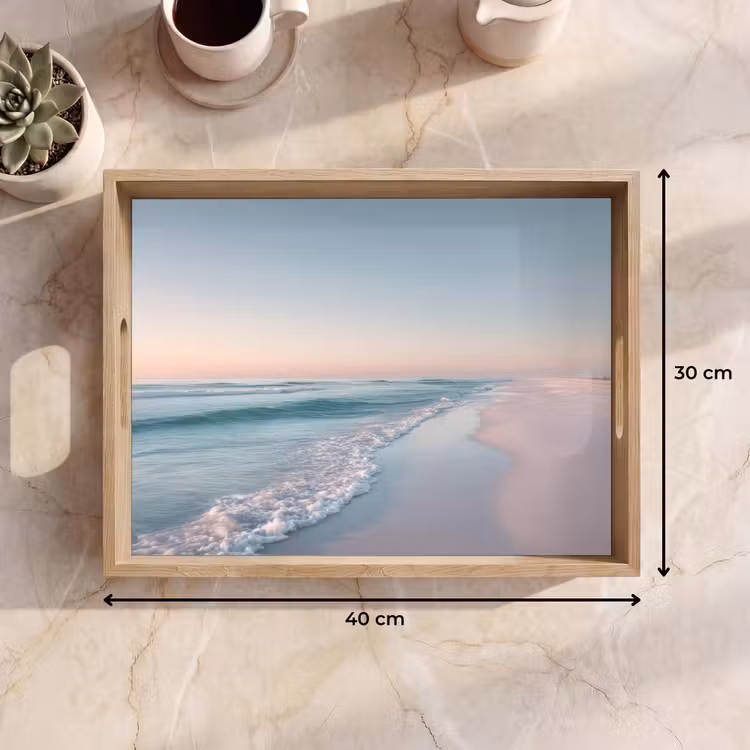 Dienblad - Kustlijn - Pastel - water — 9