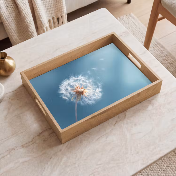 Dienblad - Paardenbloem - Wind - Blauw — 2