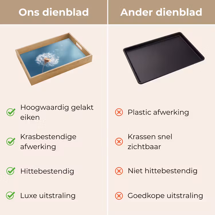 Dienblad - Paardenbloem - Wind - Blauw — 3