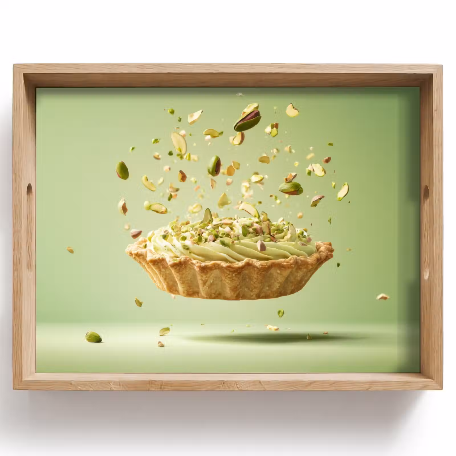 Dienblad - Pistache - Taart - Noten - Eten — 1
