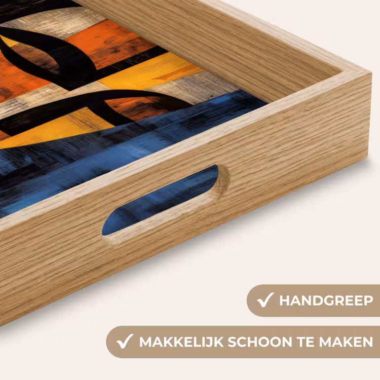 Dienblad - Abstract - Portret - Kleurvakken — 5