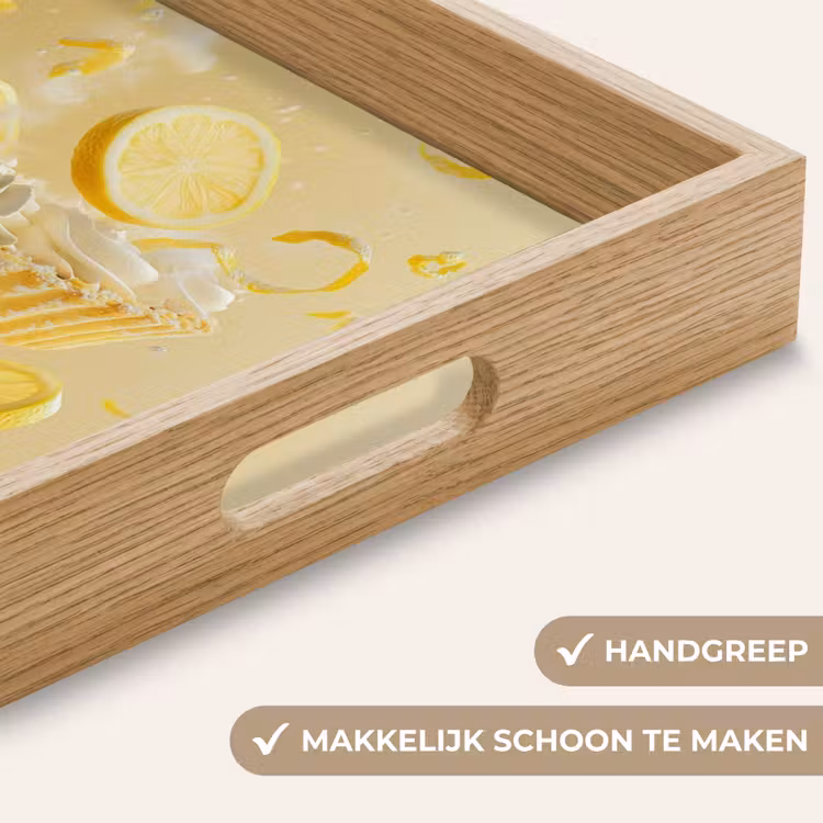 Dienblad - Citroen - Taart - Eten - Geel — 5