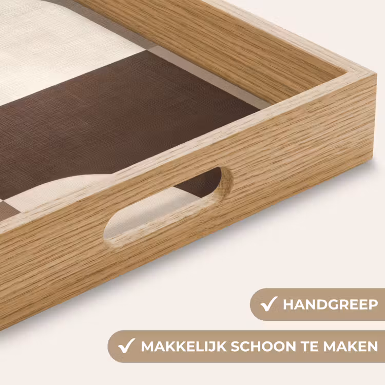 Dienblad - Geometrisch - Geweven structuur - Modern — 5