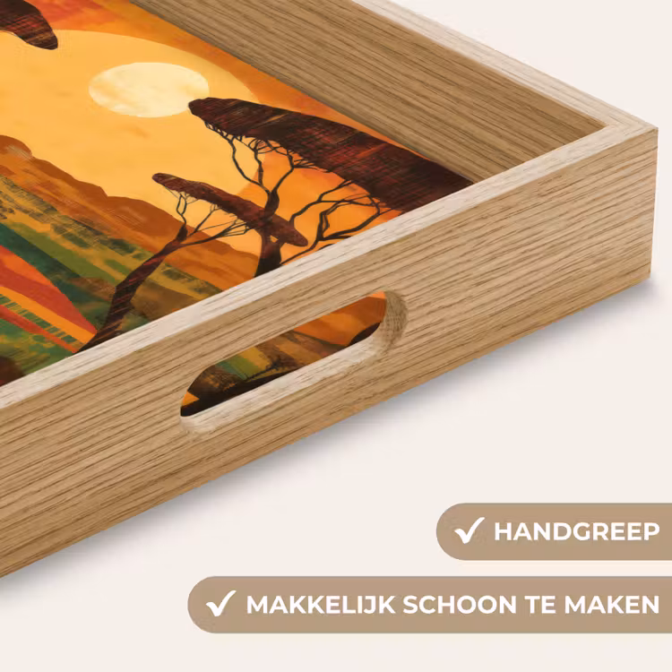 Dienblad - Landschap - Afrikaans - Zon — 5