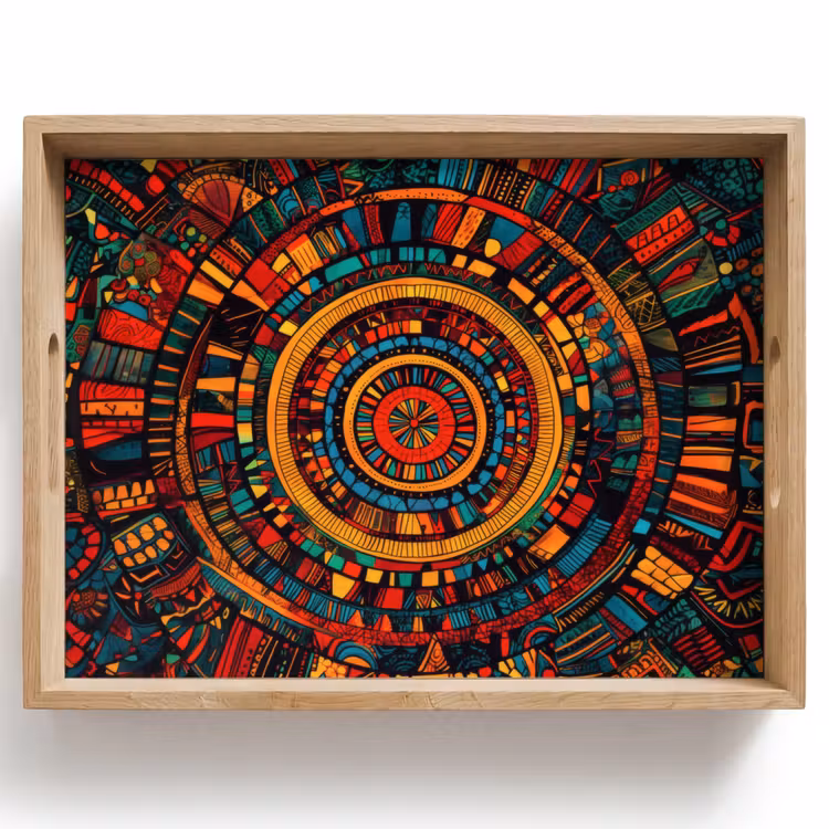 Dienblad - Mandala - Cirkels - Patronen — 1