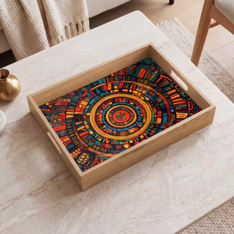 Dienblad - Mandala - Cirkels - Patronen — 2