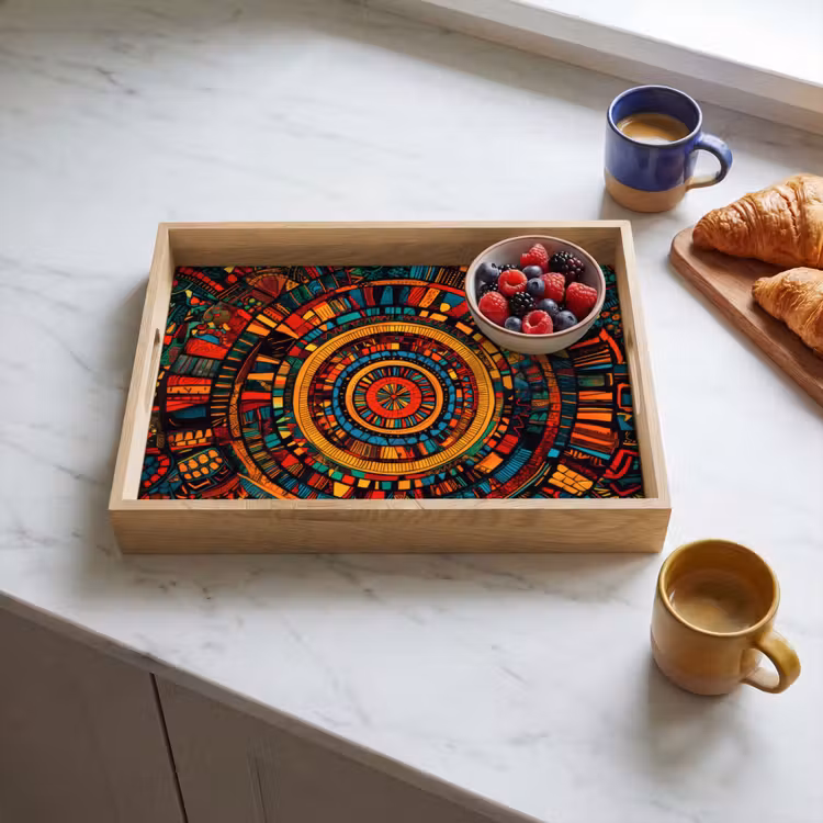 Dienblad - Mandala - Cirkels - Patronen — 4