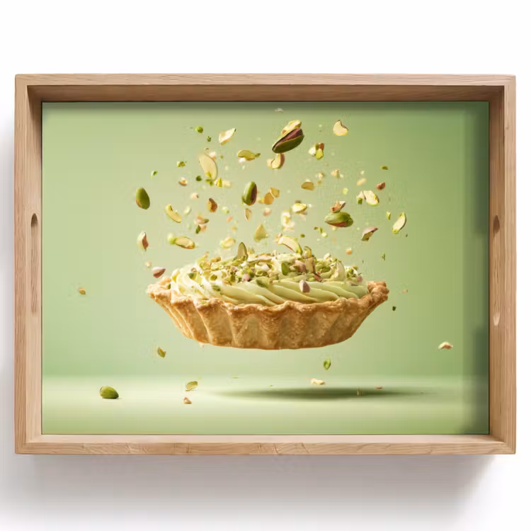 Dienblad - Pistache - Taart - Noten - Eten — 1
