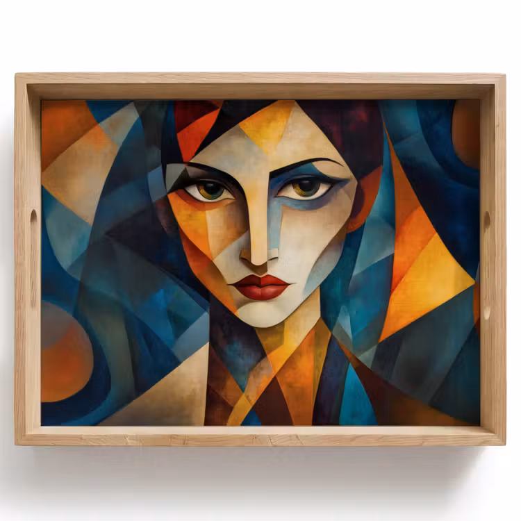 Dienblad - Portret - Abstract - Vormen — 1