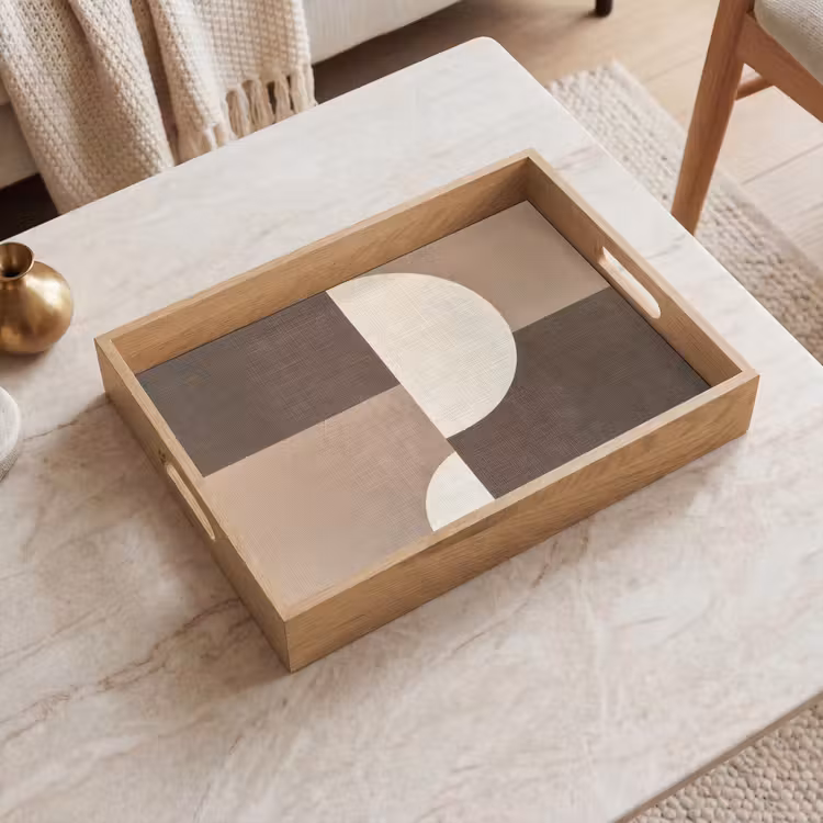 Dienblad - Raster - Halve cirkels - Contrast — 2