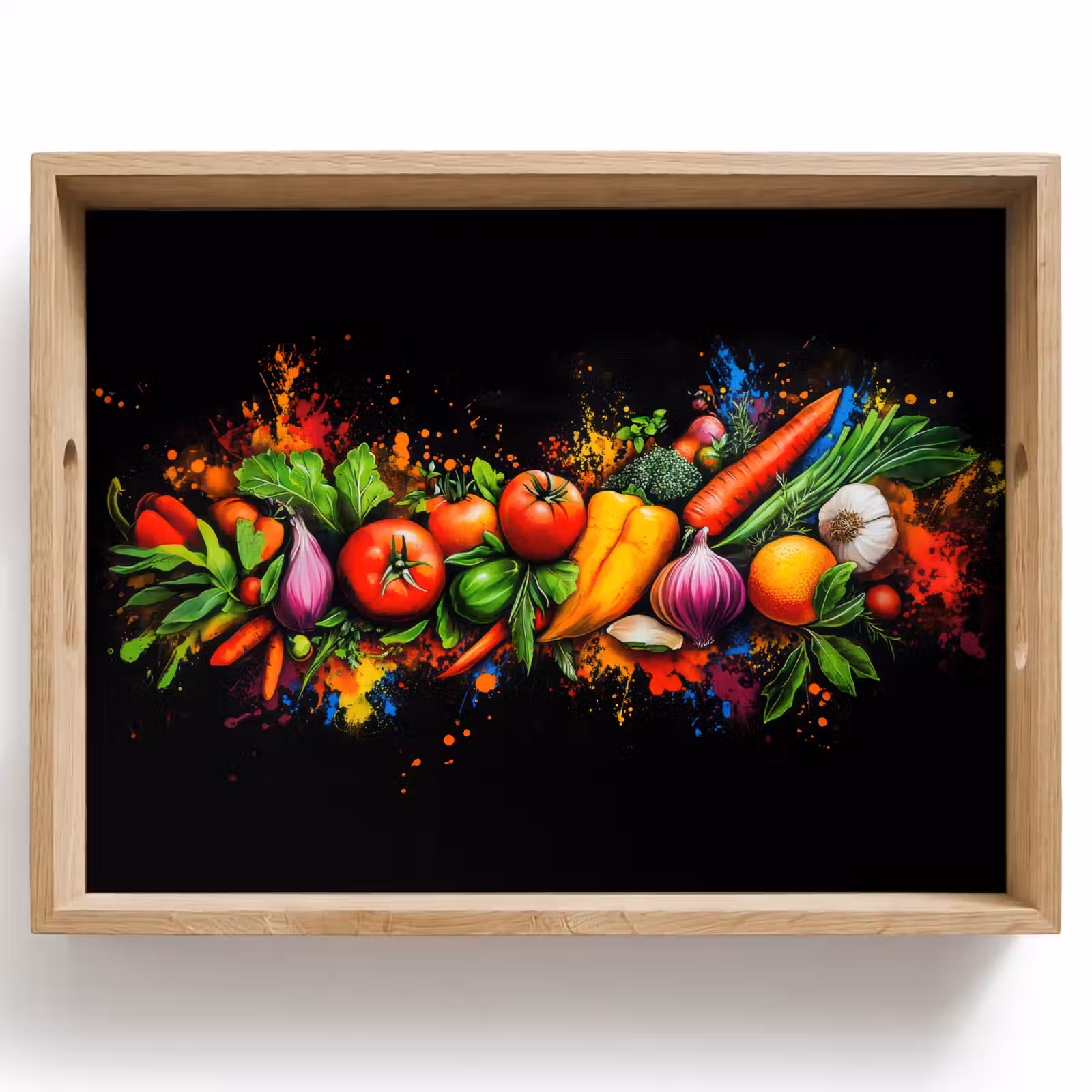 Dienblad - Groente - Eten - Kruiden - Graffiti - Koken — 1