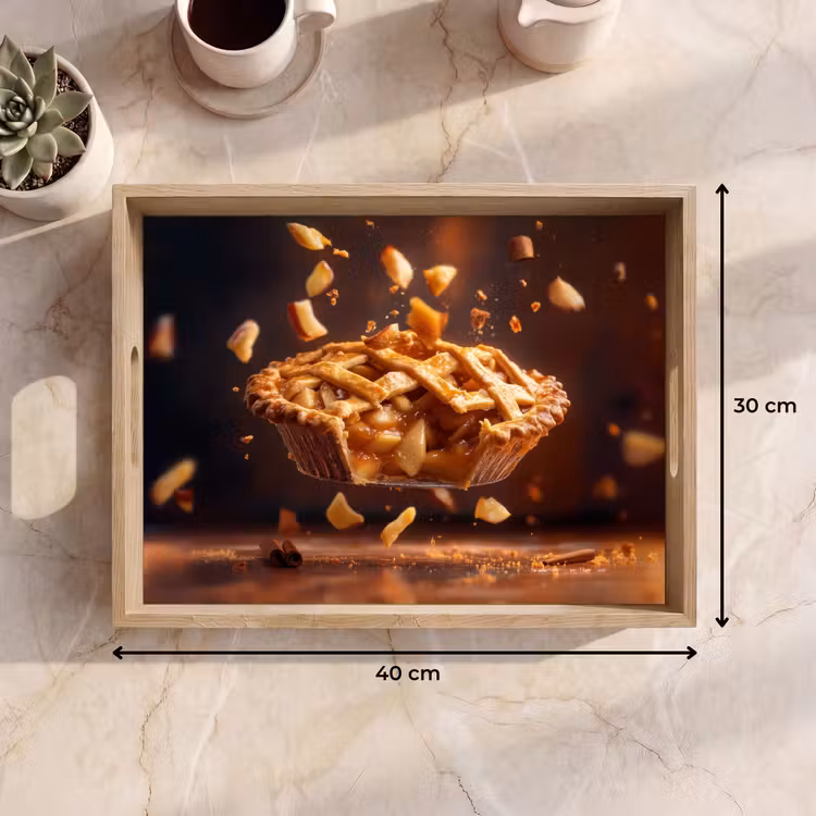 Dienblad - Appel - Taart - Warm - Eten — 9