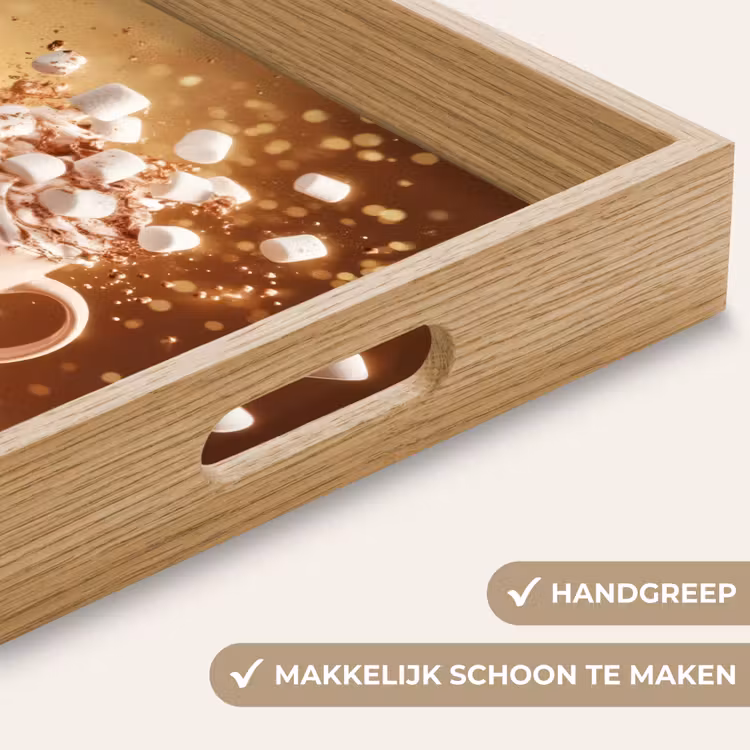 Dienblad - Chocomelk - Drinken - Warm - Bruin — 5