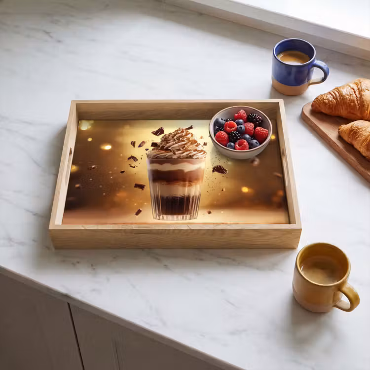 Dienblad - Dessert - Chocolade - Zoet - Eten — 4