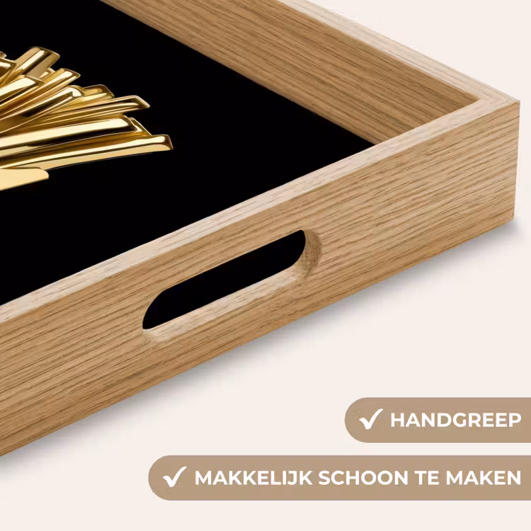 Dienblad - Friet - Goud - Chrome - Eten — 5