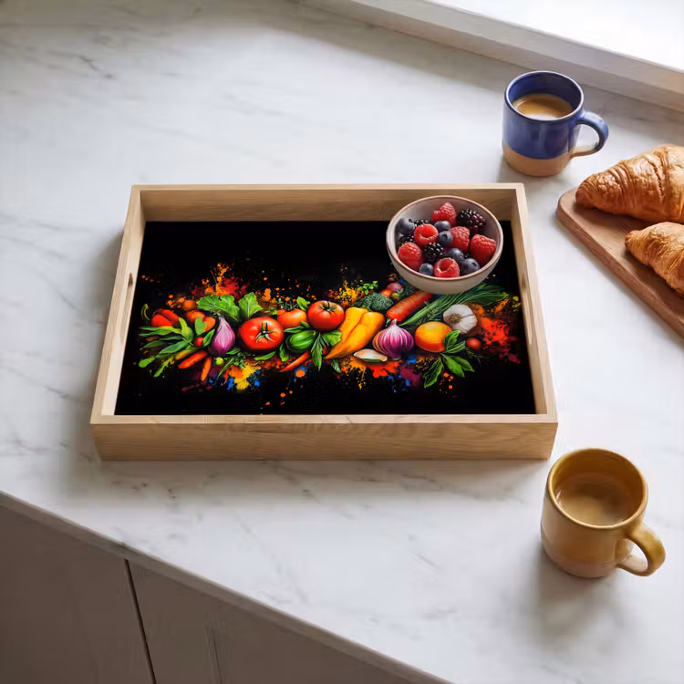 Dienblad - Groente - Eten - Kruiden - Graffiti - Koken — 4