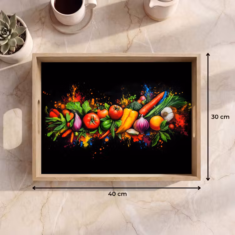 Dienblad - Groente - Eten - Kruiden - Graffiti - Koken — 9